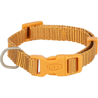Trixie zgardă Premium galben curry pentru câini, XS-S, 22-35 cm/15 mm